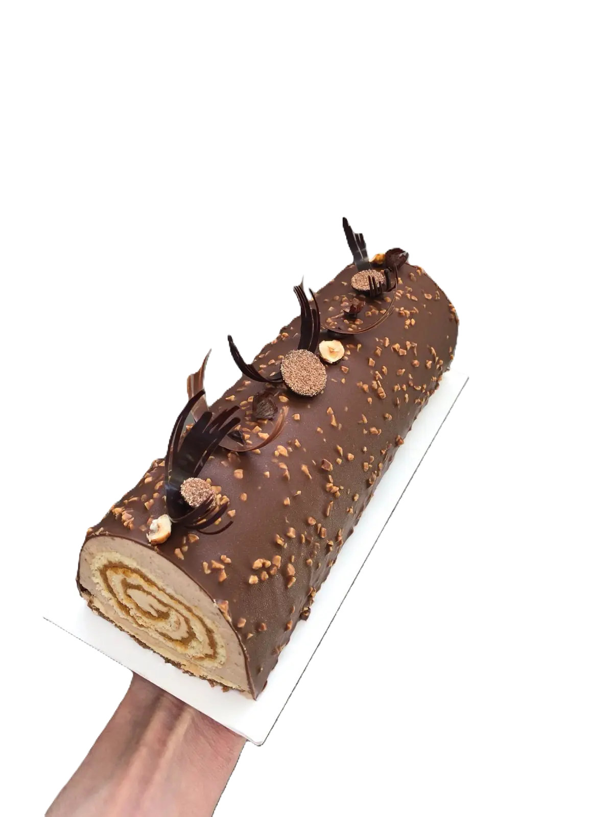 Photo de bûche de Noël