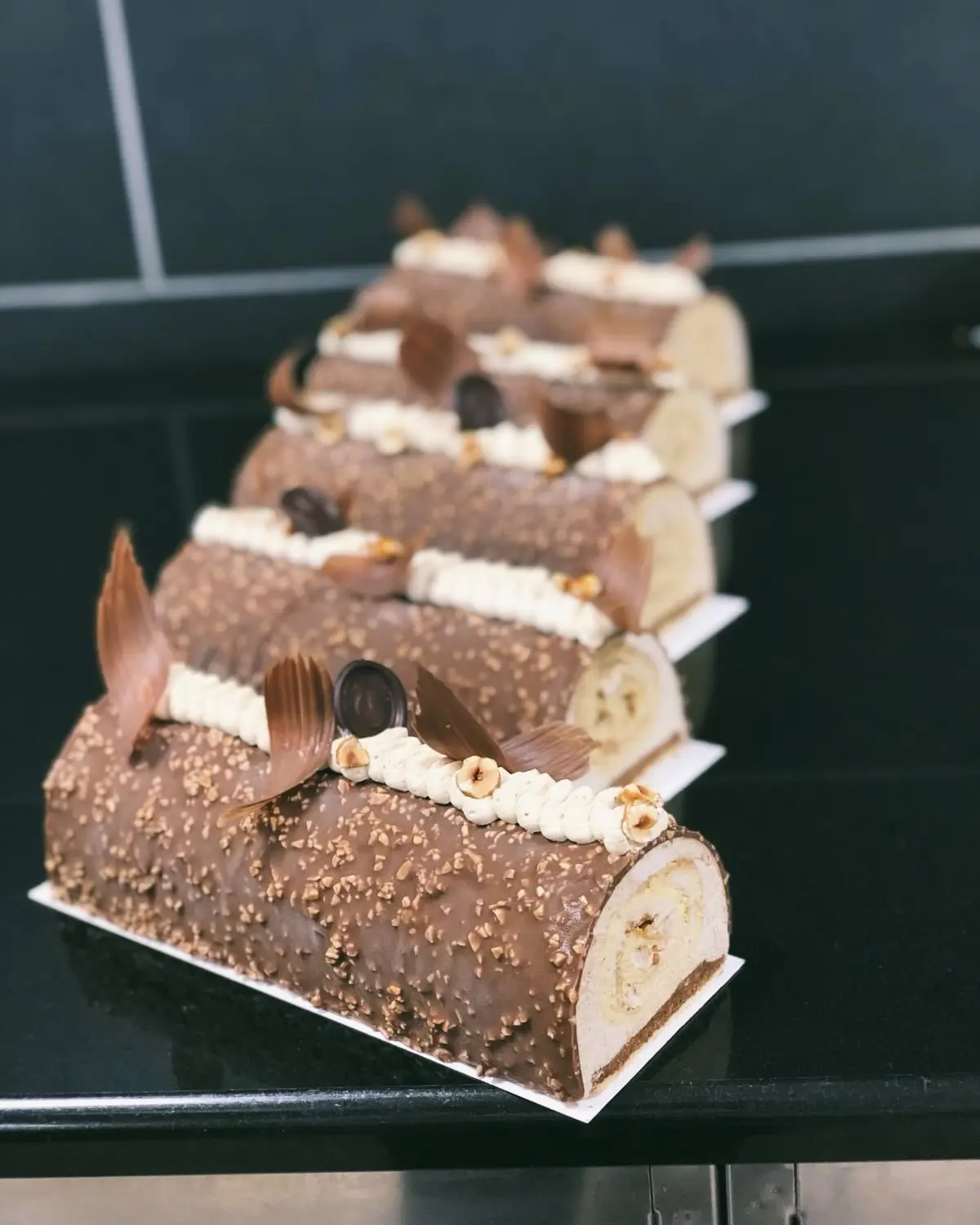 Photo de bûche de Noël